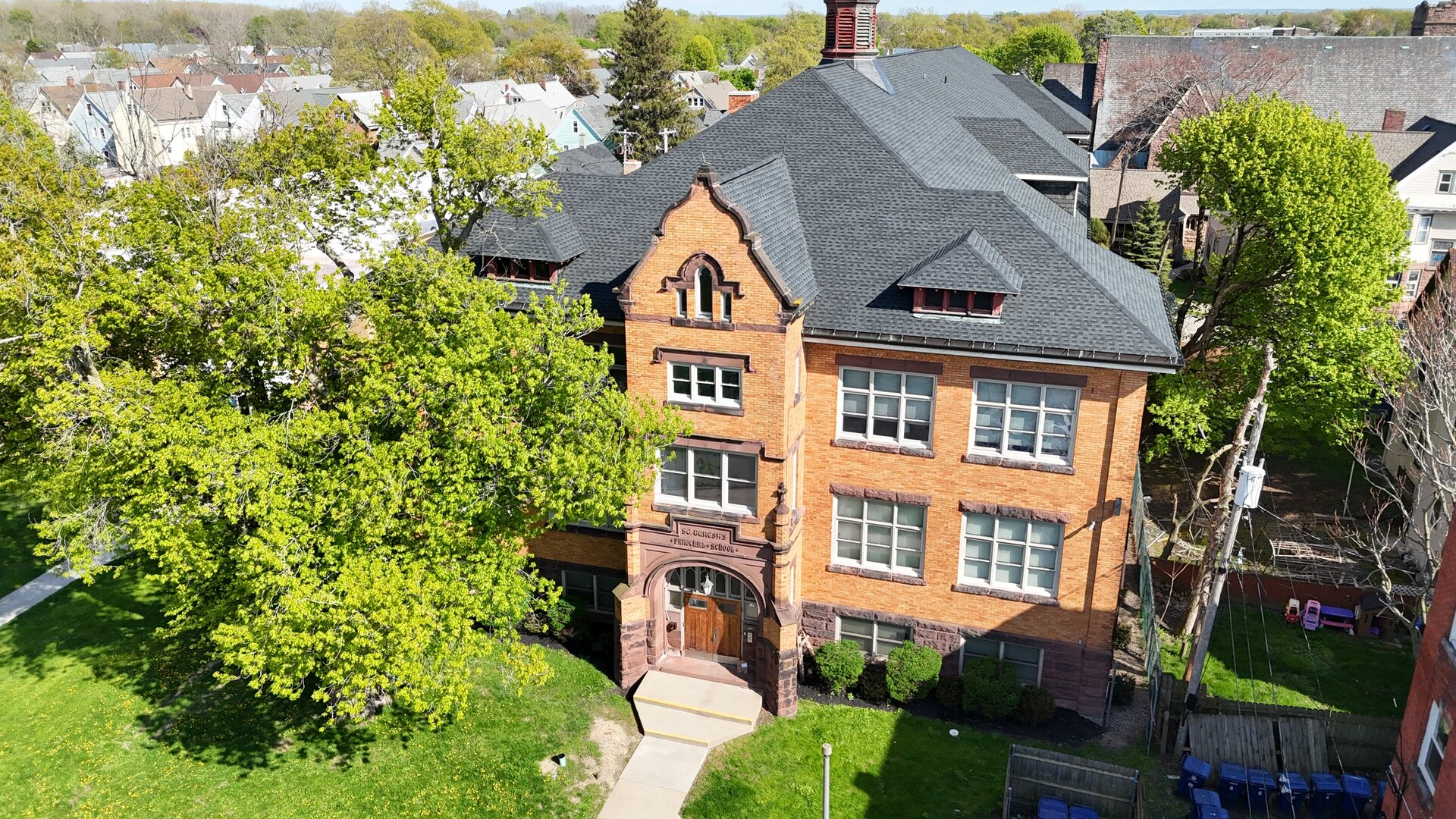Mineral Springs Lofts building exterior